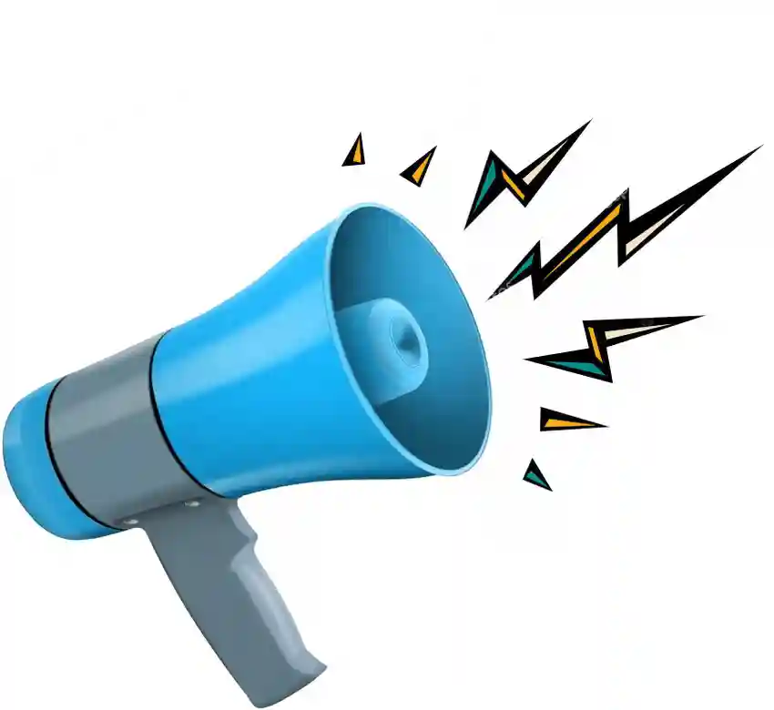 Megaphone for announcement