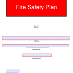 Fire safety plan front page