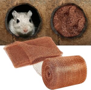 Copper mesh keeping rodents out