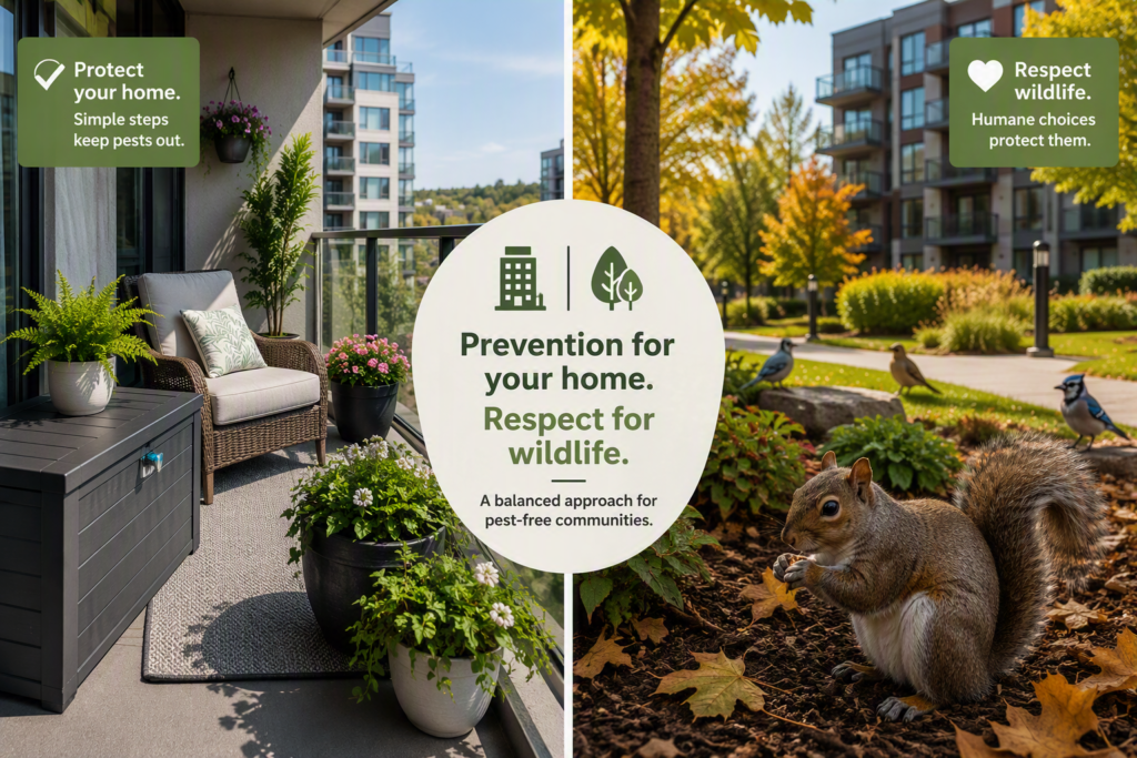 Balanced approach to pest control
